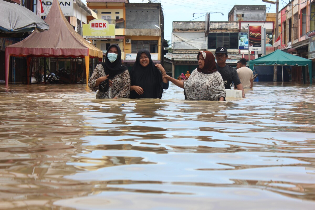 Aceh Utara dan Lhokseumawe Terendam Banjir, Parit Tersumbat Dikeluhkan Warga
